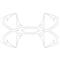 Under Armour® 12 inch Vinyl Decal, Fishook - White