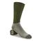 US Military Cotton/Nylon Boot Socks, 12 Pack, New (Slightly irregular), Green
