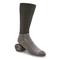 US Military Cotton/Nylon Boot Socks, 12 Pack, New (Slightly irregular), Black/gray