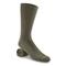 US Military Cotton/Nylon Boot Socks, 12 Pack, New (Slightly irregular), Foliage