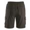 HuntRite Men's Knit Cargo Shorts, Black