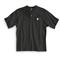 Carhartt Men's Workwear Short-sleeve Pocket Henley Shirt, Black