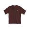 Carhartt Men's Workwear Short-sleeve Pocket Henley Shirt, Port