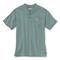 Carhartt Men's Workwear Short-sleeve Pocket Henley Shirt, Summer Blue Heather