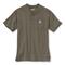 Carhartt Men's Workwear Short-sleeve Pocket Henley Shirt, Dusty Olive