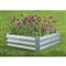 Easy to assemble, modular design allows you to add a flower bed or veggie garden anywhere!