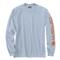 Carhartt Men's Workwear Long-sleeve Graphic Logo Shirt., Moonstone