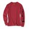 Carhartt Men's Workwear Long-sleeve Graphic Logo Shirt., Red