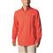 Columbia Men's Tamiami II Long-Sleeve Shirt, Red Hibiscus