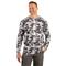 Guide Gear Men's Performance Fishing/UPF shirts Long Sleeve Shirt, Wave Camo Magnet Gray