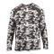 Guide Gear Men's Performance Fishing/UPF shirts Long Sleeve Shirt, Wave Camo Magnet Gray