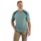 Guide Gear Men's Performance Fishing/UPF Short Sleeve Shirt, Oil Blue