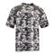 Guide Gear Men's Performance Fishing/UPF Short Sleeve Shirt, Wave Camo Magnet Gray
