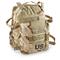 3 Day Assault Pack with shoulder / waist / sternum straps, rigid back panel, hydration ports, compression straps and MOLLE straps for adding more gear