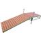 Patriot Shore Ramp Kit, 8 foot Aluminum Deck, Aluminum Brown