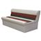 Wise Deluxe 55" Pontoon Bench Seat, Color E - Grey-Red-Charcoal