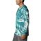 Columbia PFG Men's Super Terminal Tackle Long Sleeve Shirt, Electric Turquoise Realtree Horizon