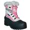 Itasca Girls' Sleigh Bell Winter Boots, Pink / White