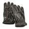 Guide Gear Men's Insulated Leather Gloves, Black