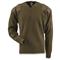 Italian Military Surplus Wool Blend Commando Sweater, New