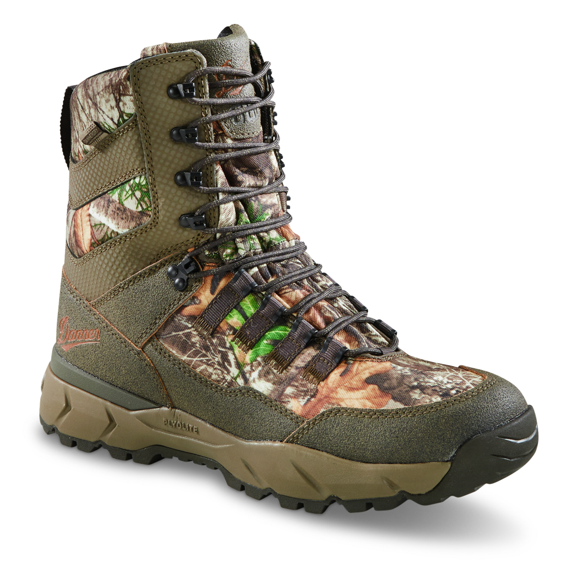 Danner Men's 8" Vital Waterproof 800-gram Insulated Hunting Boots, Realtree EDGE™