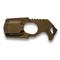 MOLLE-compatible molded plastic sheath, Coyote