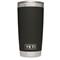 YETI Colored Rambler Tumbler with MagSlider Lid, 20 oz., Black
