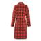 Guide Gear Women's Plush Fleece Robe, Red Tartan Plaid