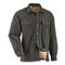 Guide Gear Mens Sherpa Lined Fleece CPO Shirt, Magnet Gray