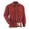 Guide Gear Mens Sherpa Lined Fleece CPO Shirt, Red Cardinal