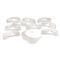 U.S. Military Surplus Safety Glasses, 10 Pack, New, Clear