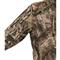 3-layer Whist W3 windproof/waterproof/silent fleece fabric along sides, shoulders, and under arms, Mossy Oak Break-Up® COUNTRY™