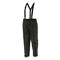 Mil-Tec Military-Style Thermal Quilted Pants with Suspenders, Black