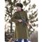Romanian Military Surplus Wool Trench Coat, Used