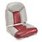 Guide Gear Oversized Deluxe Boat Seat, Gray/Red
