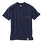 Carhartt Men's Maddox Fishing Graphic Tee Shirt, Ink Blue Heather