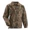 HuntRite Men's Quarter-zip Camo Fleece Pullover Jacket, Woodland Camo