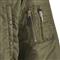 Zip pocket with 4 pen slots on left sleeve, Sage Green