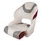 Wise Baja Bucket Seat with Flip-up Bolster, Brite White/Marble Grey/Dark Red