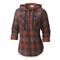 Columbia Women's Times Two Hooded Plaid Shirt, Nocturnal Big Check