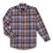 Wrangler® Rugged Wear® Men's Blue Ridge Flannel Shirt, Navy/Orange