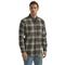 Wrangler® Rugged Wear® Men's Blue Ridge Flannel Shirt, Green/Orange