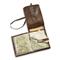 Includes fold-out map holder with window