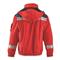 Adjustable hood stows in collar