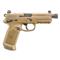 FN America® FNX-45 Tactical FDE, Semi-Automatic, .45 ACP, 5.3" Threaded Barrel, Night Sights, 10+1