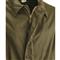 Heavy-duty inseam-to-collar zipper with storm flap