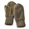 Swiss Military Surplus Wool Mitten Liners, 2 Pack Used, Olive Drab