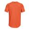 Under Armour Men's Tech 2.0 Shirt, Blaze Orange/black