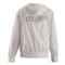 Drawstring hood, White