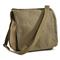 Swiss Military Style Salt and Pepper Canvas Messenger Bag